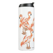 Thermal Tumbler : Flamingo's Thermosbecher (Nach links gedreht)