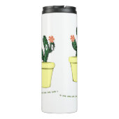 Thermal Tumbler Floral Cactus Thermosbecher (Rückseite)