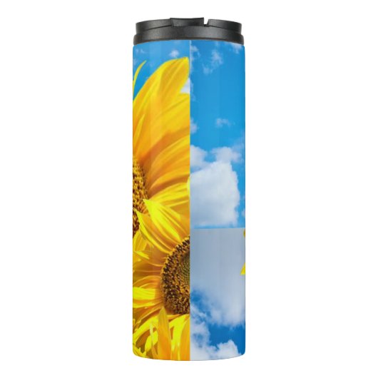 Thermal Tumbler Floral Sunflower Thermosbecher (Rückseite)