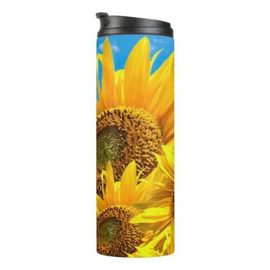 Thermal Tumbler Floral Sunflower Thermosbecher (Nach rechts gedreht)