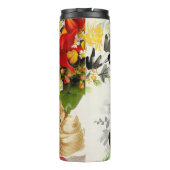 Thermal Tumbler Floral Vintage Thermosbecher (Rückseite)