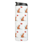 Thermal Tumbler Foxy Red Hearts Thermosbecher (Nach rechts gedreht)