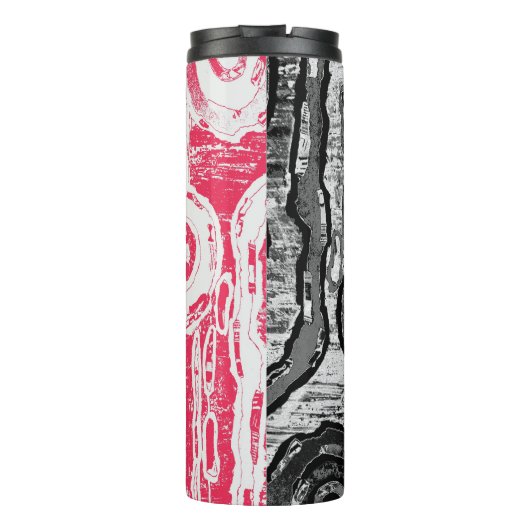 Thermal Tumbler – Friction Lands Abstract Design Thermosbecher (Rückseite)