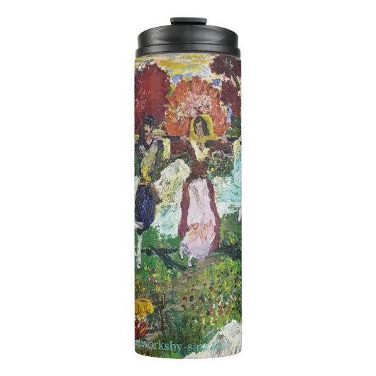 Thermal Tumbler: GRECIAN FESTIVAL Thermosbecher (Vorderseite)