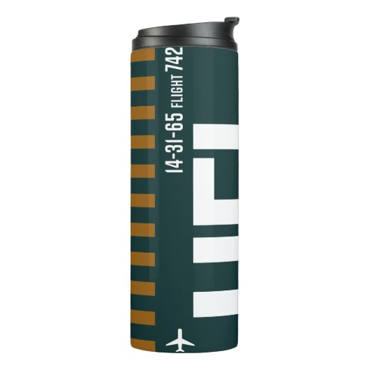 Thermal Tumbler - Inspiriertes Design der Travel T Thermosbecher (Nach links gedreht)