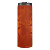 Thermal Tumbler Mandala Sunlight Orange Muster Thermosbecher (Rückseite)