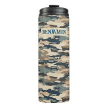 Thermal Tumbler Military Camouflage Muster