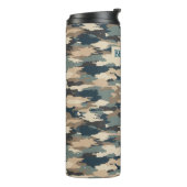 Thermal Tumbler Military Camouflage Muster Thermosbecher (Nach links gedreht)