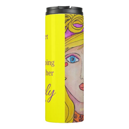 Thermal Tumbler mit Carysse x Glennon Doyle Image Thermosbecher (Rückseite)