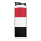 Thermal Tumbler mit der Flagge Ägyptens Thermosbecher (Nach rechts gedreht)