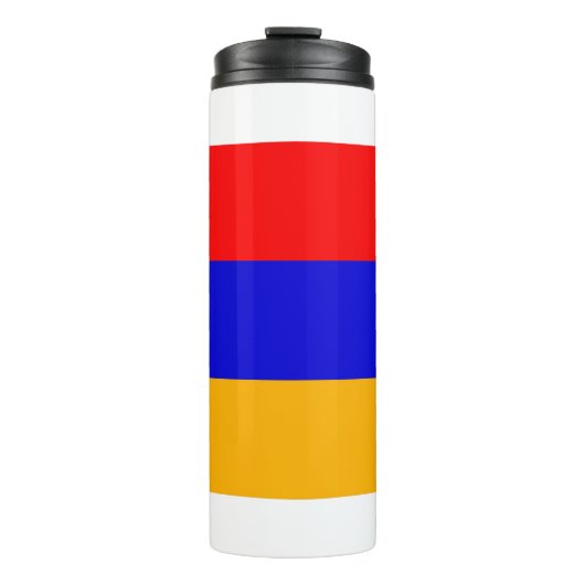 Thermal Tumbler mit der Flagge Armeniens Thermosbecher (Vorderseite)