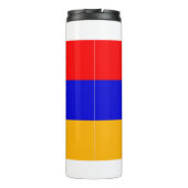 Thermal Tumbler mit der Flagge Armeniens Thermosbecher (Rückseite)