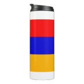 Thermal Tumbler mit der Flagge Armeniens Thermosbecher (Nach rechts gedreht)