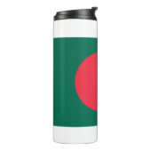 Thermal Tumbler mit der Flagge Bangladeschs Thermosbecher (Nach links gedreht)