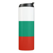 Thermal Tumbler mit der Flagge Bulgariens Thermosbecher (Nach links gedreht)