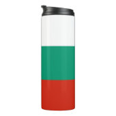 Thermal Tumbler mit der Flagge Bulgariens Thermosbecher (Nach rechts gedreht)