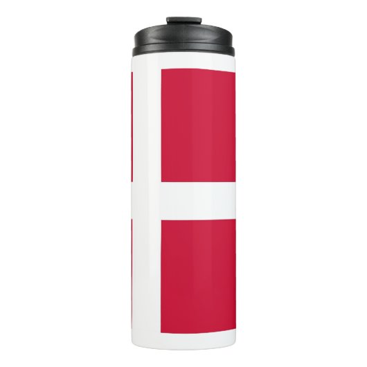 Thermal Tumbler mit der Flagge Dänemarks Thermosbecher (Vorderseite)