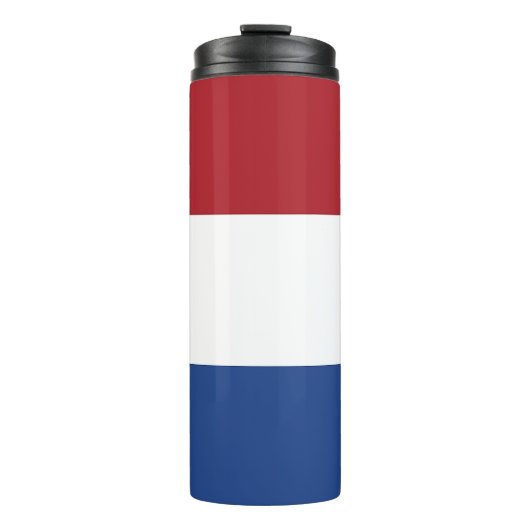 Thermal Tumbler mit der Flagge der Niederlande Thermosbecher (Vorderseite)