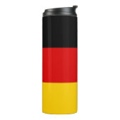 Thermal Tumbler mit der Flagge Deutschlands Thermosbecher (Nach links gedreht)