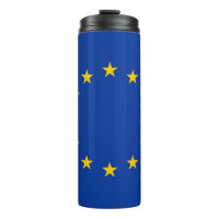 Thermal Tumbler mit der Flagge Europas