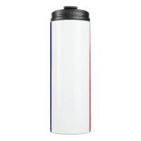 Thermal Tumbler mit der Flagge Frankreichs