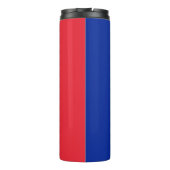 Thermal Tumbler mit der Flagge Frankreichs Thermosbecher (Rückseite)
