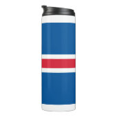 Thermal Tumbler mit der Flagge Islands Thermosbecher (Nach rechts gedreht)