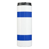 Thermal Tumbler mit der Flagge Israels Thermosbecher (Rückseite)
