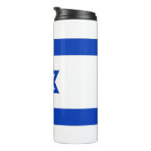 Thermal Tumbler mit der Flagge Israels Thermosbecher (Nach rechts gedreht)