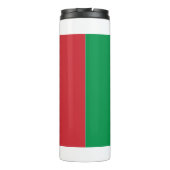 Thermal Tumbler mit der Flagge Italiens Thermosbecher (Rückseite)