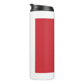 Thermal Tumbler mit der Flagge Italiens Thermosbecher (Nach rechts gedreht)