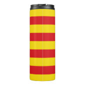 Thermal Tumbler mit der Flagge Kataloniens Thermosbecher (Rückseite)