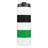 Thermal Tumbler mit der Flagge Palästinas Thermosbecher (Vorderseite)