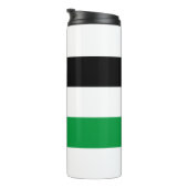 Thermal Tumbler mit der Flagge Palästinas Thermosbecher (Nach rechts gedreht)