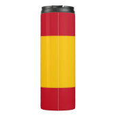 Thermal Tumbler mit der Flagge Spaniens Thermosbecher (Rückseite)