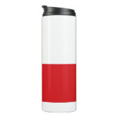 Thermal Tumbler mit der Flagge Tschechiens Thermosbecher (Nach rechts gedreht)