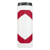 Thermal Tumbler mit der Flagge von Alabama Staat, Thermosbecher (Rückseite)