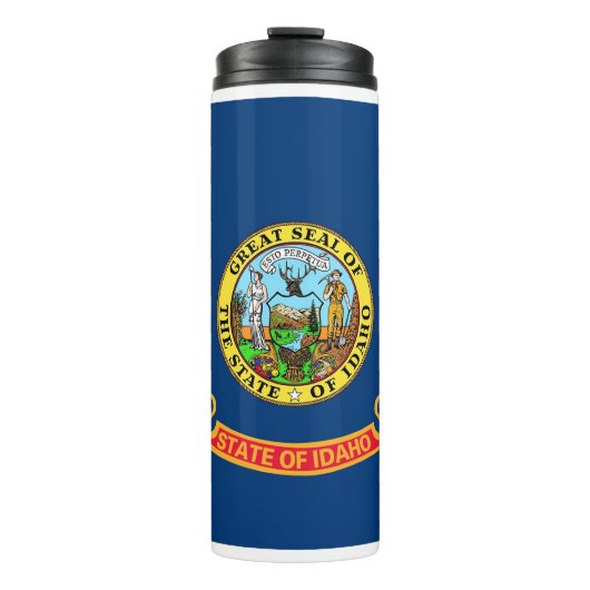 Thermal Tumbler mit der Flagge von Idaho, USA Thermosbecher (Vorderseite)
