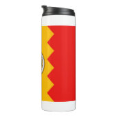 Thermal Tumbler mit der Flagge von Los Angeles, US Thermosbecher (Nach rechts gedreht)