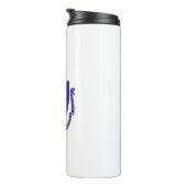 Thermal Tumbler mit der Flagge von Massachusetts,  Thermosbecher (Nach rechts gedreht)