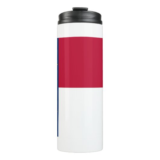 Thermal Tumbler mit der Flagge von North Carolina, Thermosbecher (Vorderseite)