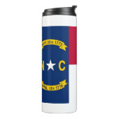 Thermal Tumbler mit der Flagge von North Carolina, Thermosbecher (Nach links gedreht)