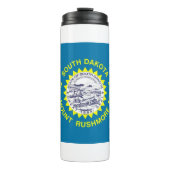 Thermal Tumbler mit der Flagge von South Dakota, U Thermosbecher (Vorderseite)