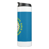 Thermal Tumbler mit der Flagge von South Dakota, U Thermosbecher (Nach rechts gedreht)