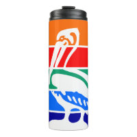 Thermal Tumbler mit Fahne von St. Petersburg