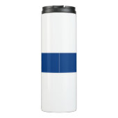 Thermal Tumbler mit finnischer Flagge Thermosbecher (Rückseite)