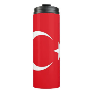 Thermal Tumbler mit Flagge der Türkei Thermosbecher
