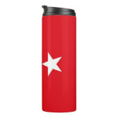 Thermal Tumbler mit Flagge der Türkei Thermosbecher (Nach rechts gedreht)