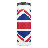 Thermal Tumbler mit Flagge des Vereinigten Königre Thermosbecher (Rückseite)