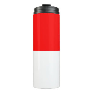 Thermal Tumbler mit Flagge Indonesiens Thermosbecher